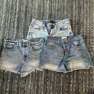 Denim Shorts (Madewell and Gap)